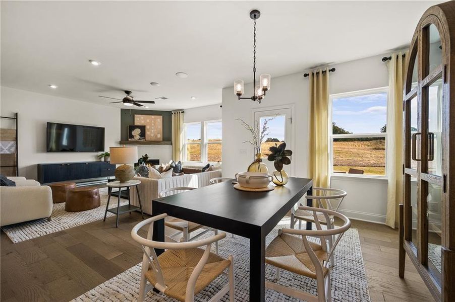 Furnished interior view inside a new home in Berkeley Mill, Cumming (Image 17).