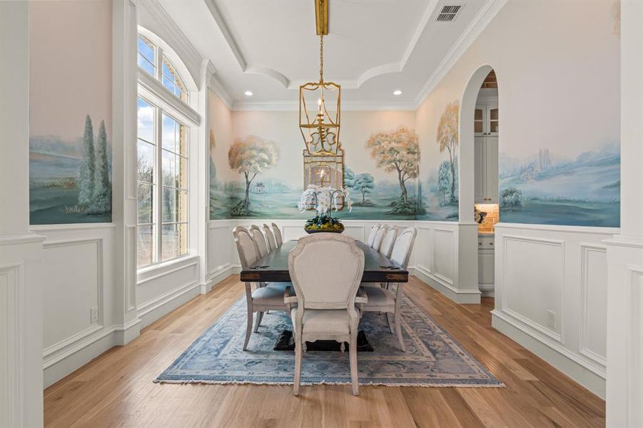 Furnished interior view inside a new home in , Aledo (Image 14).