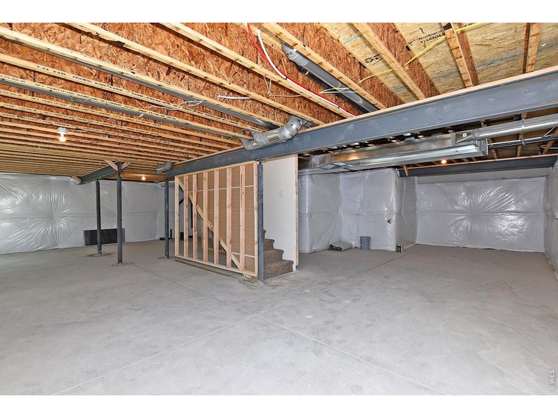 In-progress construction of a new home in , Johnstown, CO (Image 37).