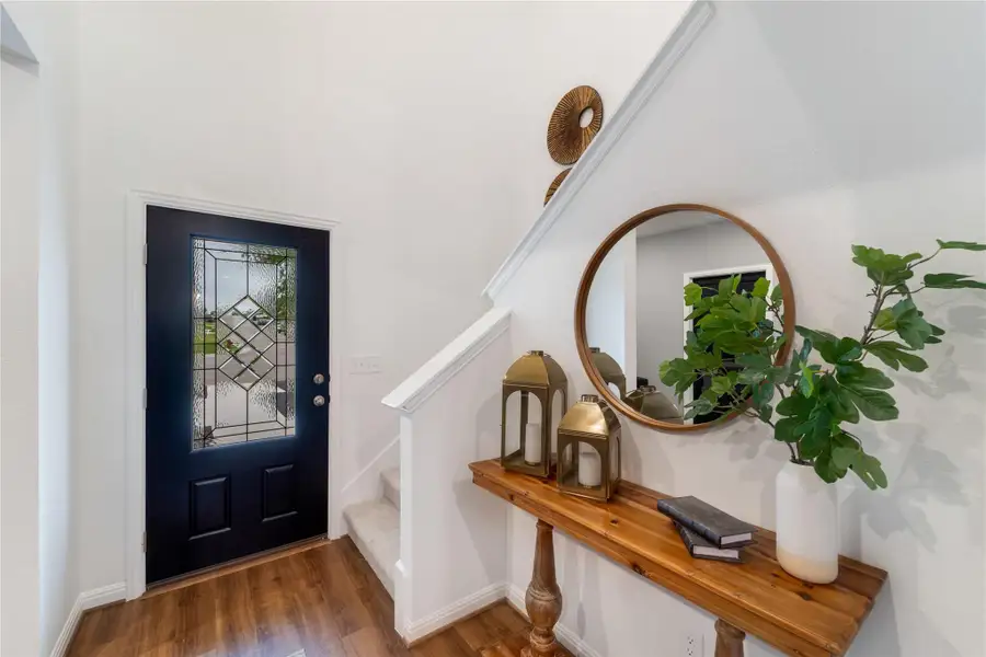 Furnished interior view inside a new home in Sweetgrass Village, Crosby (Image 5).