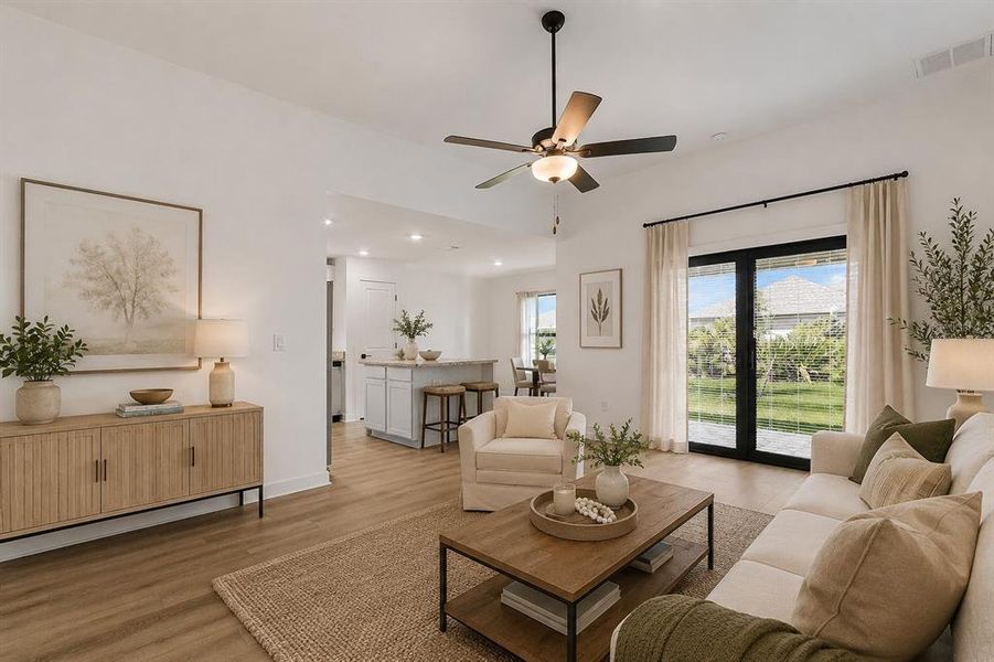 Furnished interior view inside a new home in Port Charlotte, North Port (Image 8).