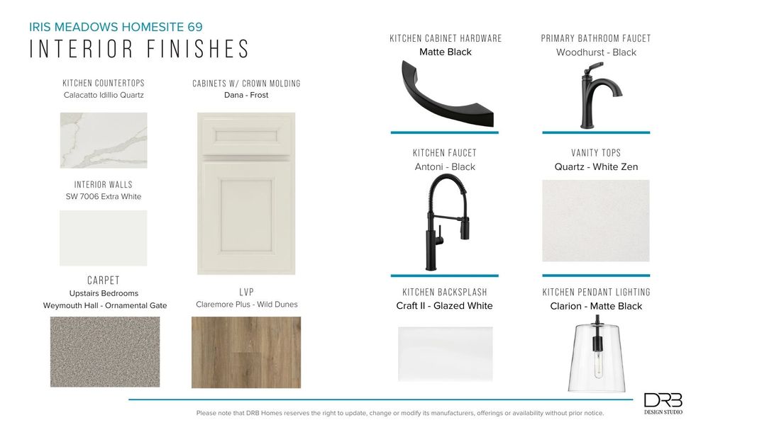 Furnished interior view inside a new home in Iris Meadows, Moore (Image 23).