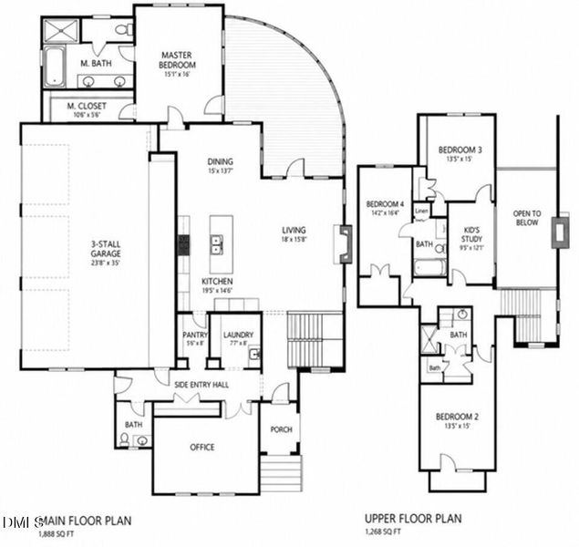 Lot 2 Perch Lane Floor Plans