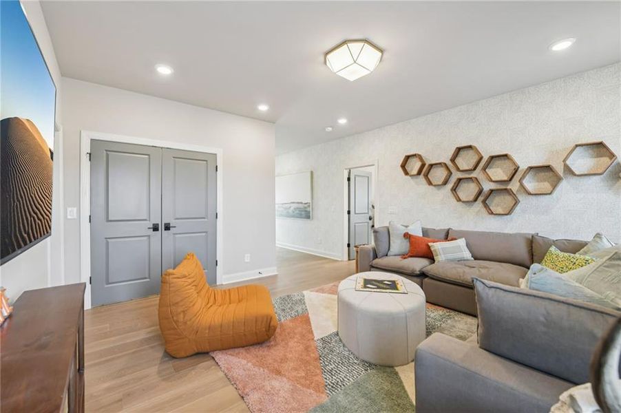 Furnished interior view inside a new home in Palisades Single Family, Cumming (Image 12).