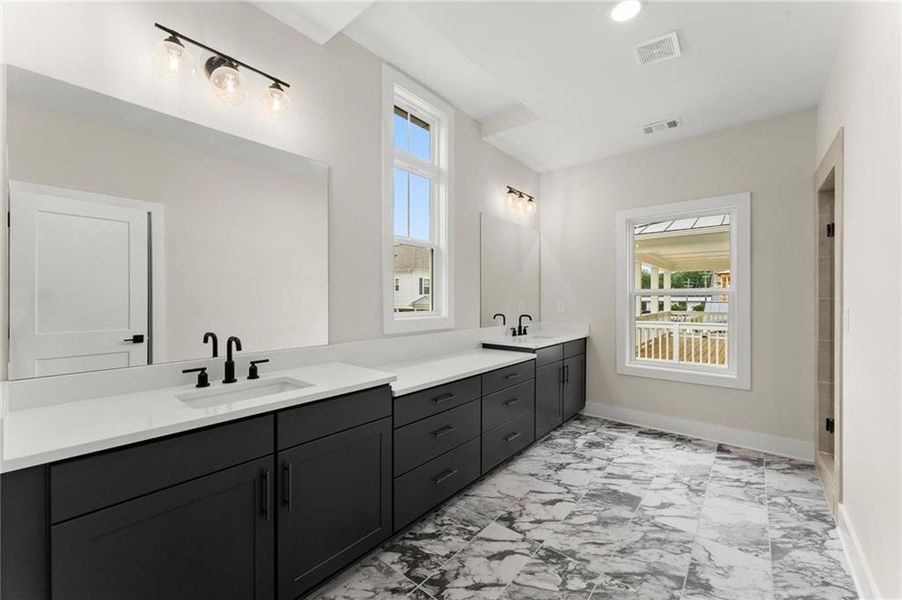 Furnished interior view inside a new home in West Town, Atlanta (Image 4). Furnished interior view inside a new home in West Town, Atlanta (Image 4).