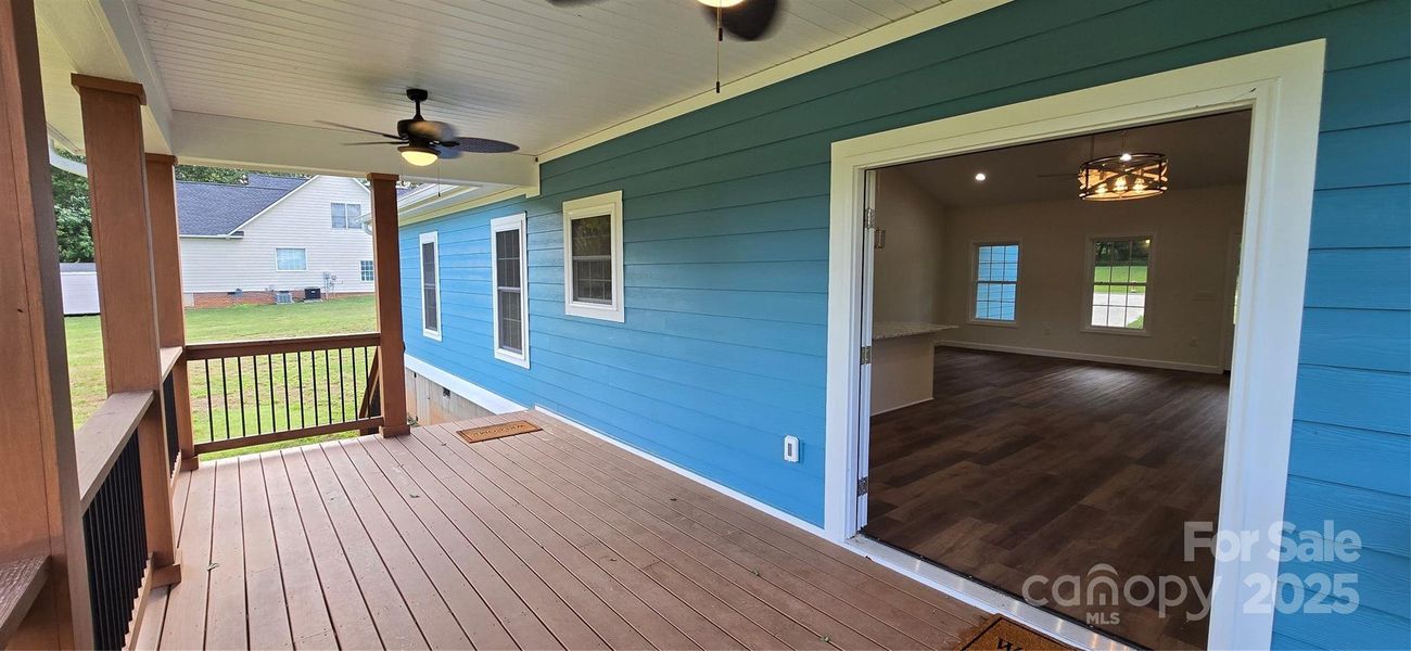 Exterior details and patio area of a home in , Rutherfordton (Image 21).