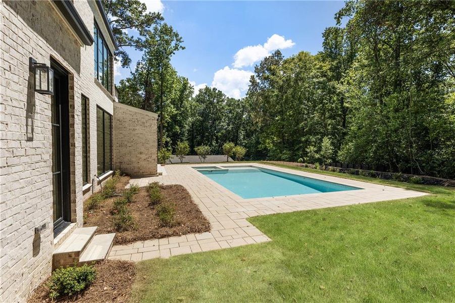 Front exterior of a new home in , Atlanta, GA, highlighting curb appeal (Image 32). Front exterior of a new home in , Atlanta, GA, highlighting curb appeal (Image 32).