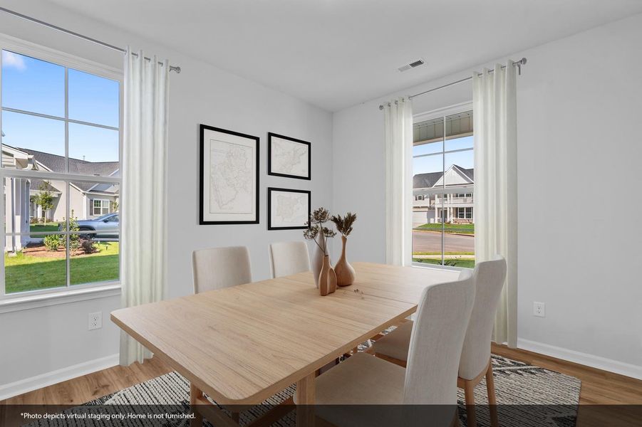 Furnished interior view inside a new home in Watkins Landing, Kernersville (Image 9).