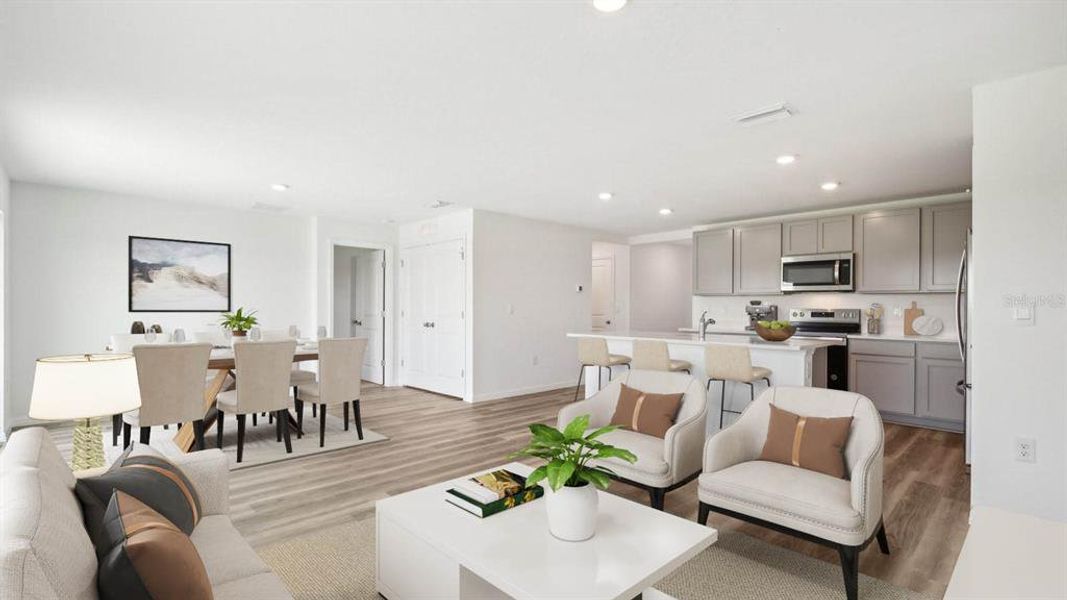 Furnished interior view inside a new home in Emerson Pointe, Ocala (Image 20).