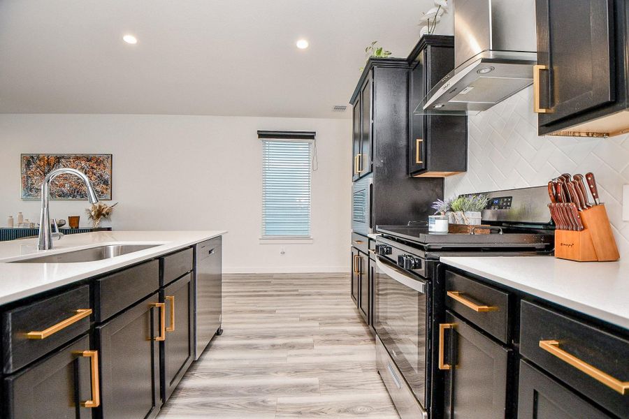 Furnished interior view inside a new home in City Gate North, Houston (Image 4).