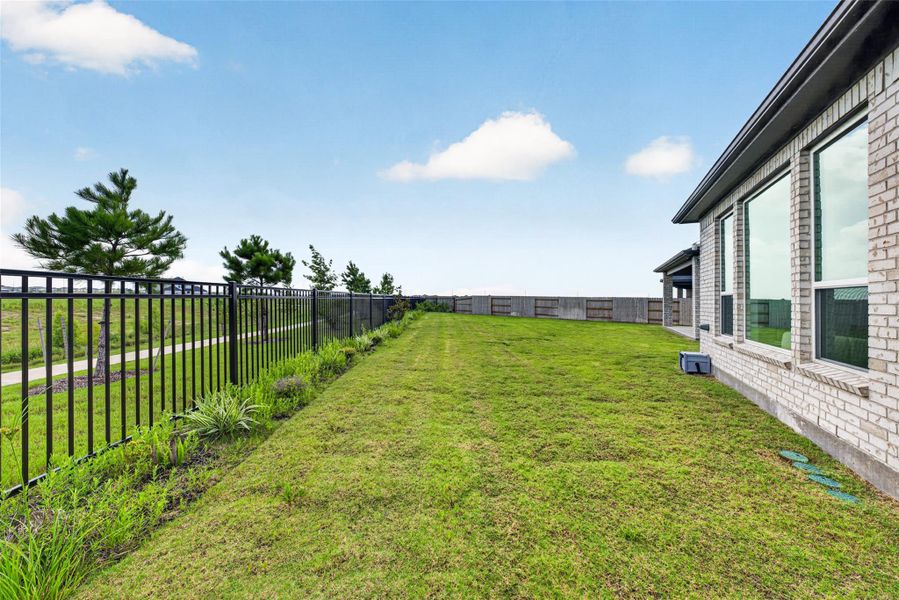 Exterior details and patio area of a home in , Cypress (Image 3). Exterior details and patio area of a home in , Cypress (Image 3).