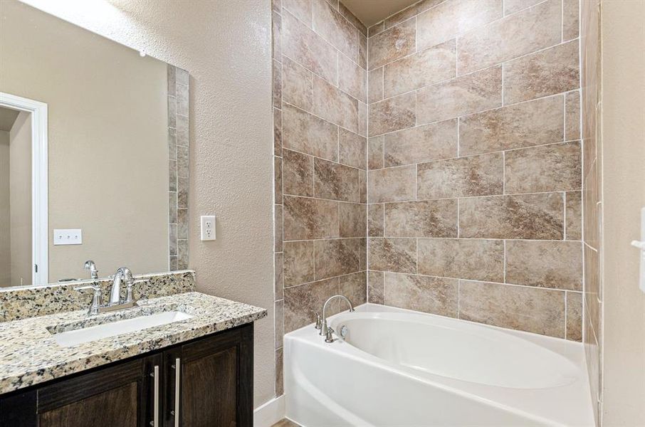 Furnished interior view inside a new home in , Bonham (Image 12).