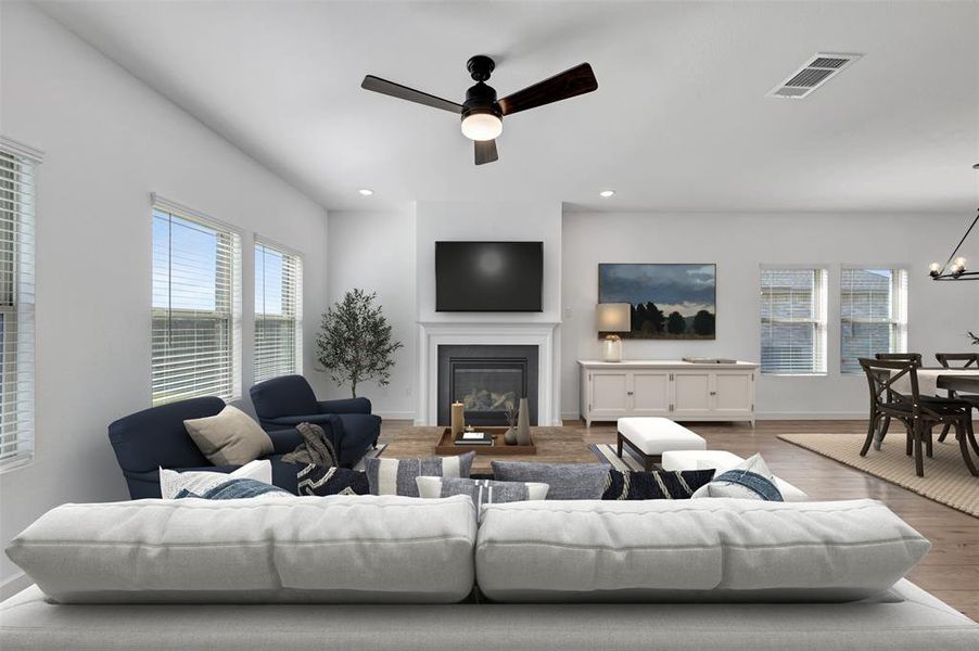 Furnished interior view inside a new home in Rolling Ridge, Van Alstyne (Image 13).