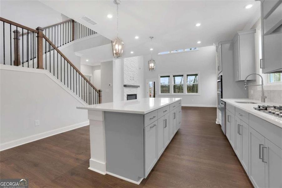 Furnished interior view inside a new home in The Paddocks at Doc Hughes, Buford (Image 35).