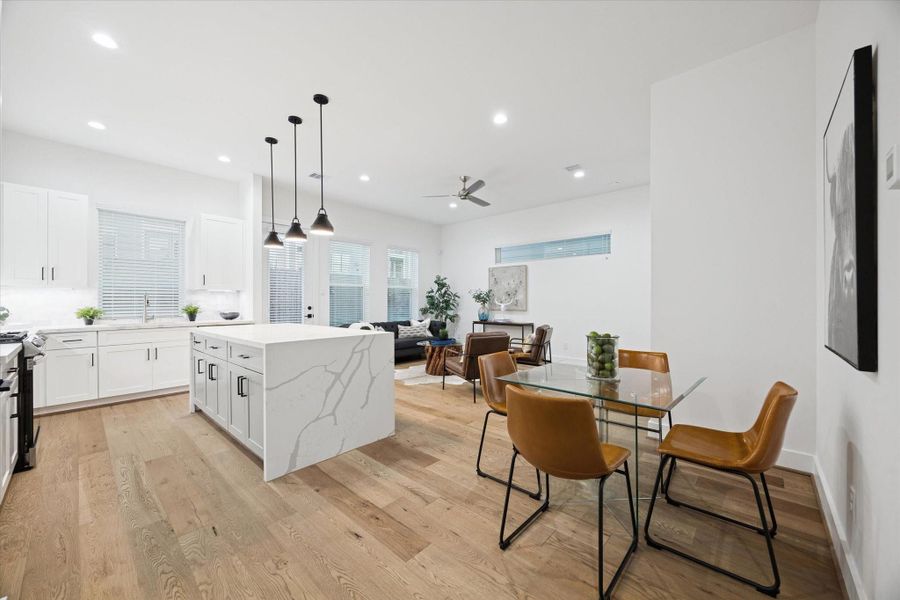 Furnished interior view inside a new home in , Houston (Image 18). Furnished interior view inside a new home in , Houston (Image 18).