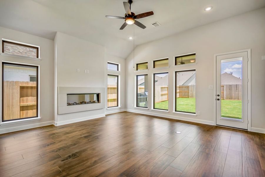 Representative furnished interior of a home built from the Sage 2445 by J. Patrick Homes in Jubilee, Hockley (Image 11).