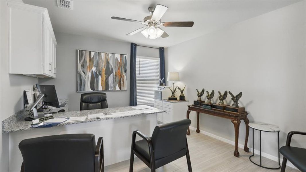 Furnished interior view inside a new home in Lonestar at Liberty Trails, Fort Worth (Image 9).