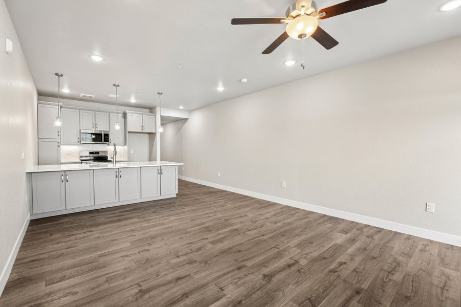Spacious, unfurnished interior of a new home in Northfield at Old Town, Fort Collins (Image 8). Spacious, unfurnished interior of a new home in Northfield at Old Town, Fort Collins (Image 8).