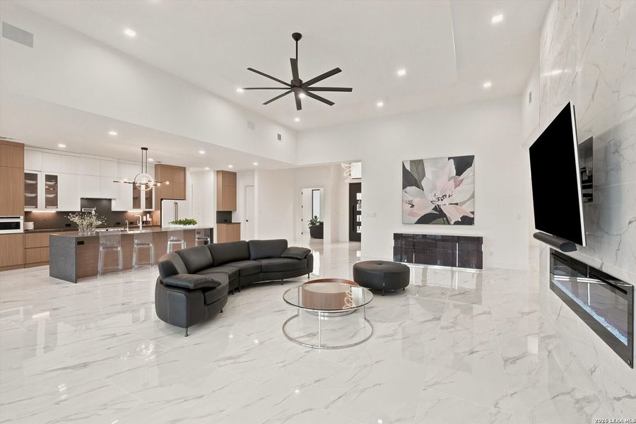 Furnished interior view inside a new home in , San Antonio (Image 61).