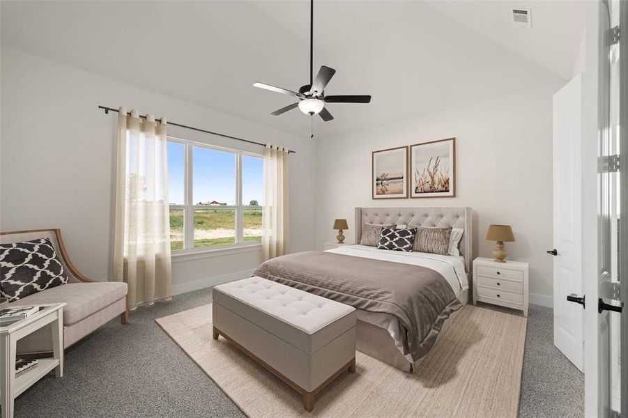 Furnished interior view inside a new home in The Ranch at Stone Hill, Waxahachie (Image 3).