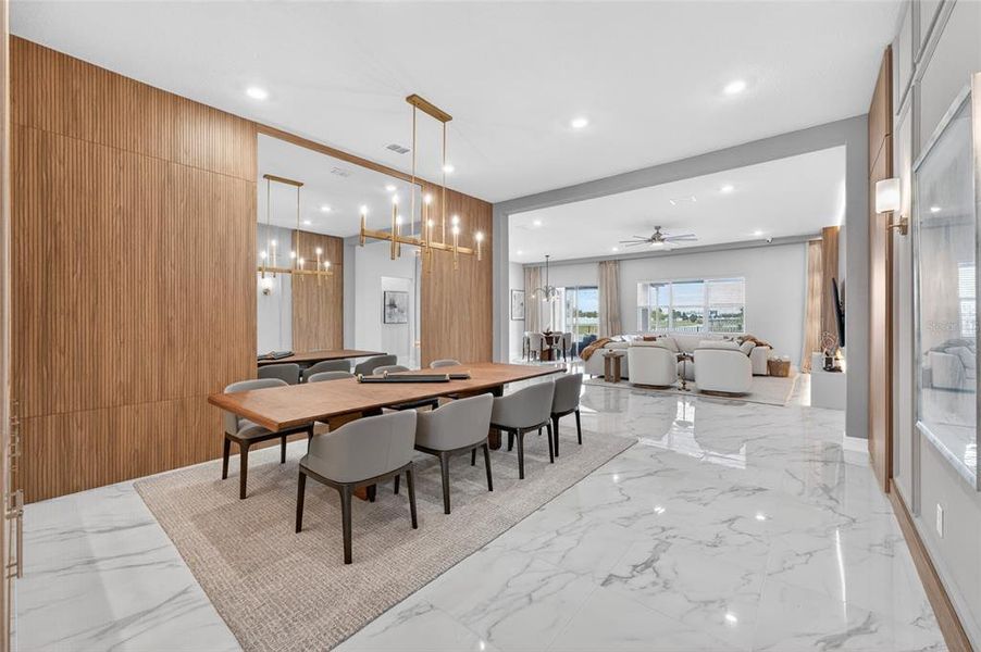 Furnished interior view inside a new home in , Orlando (Image 11).