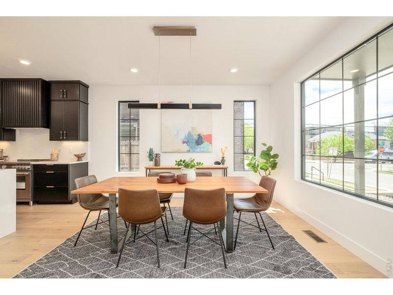 Furnished interior view inside a new home in , Denver (Image 29).