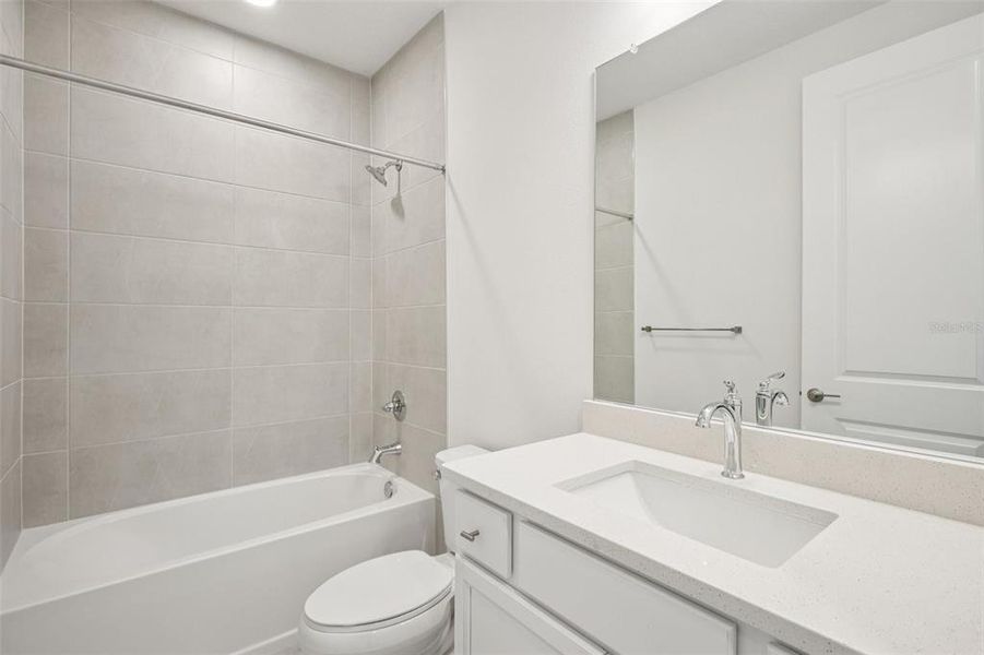 Furnished interior view inside a new home in Primrose at Longleaf, New Port Richey (Image 31). Furnished interior view inside a new home in Primrose at Longleaf, New Port Richey (Image 31).