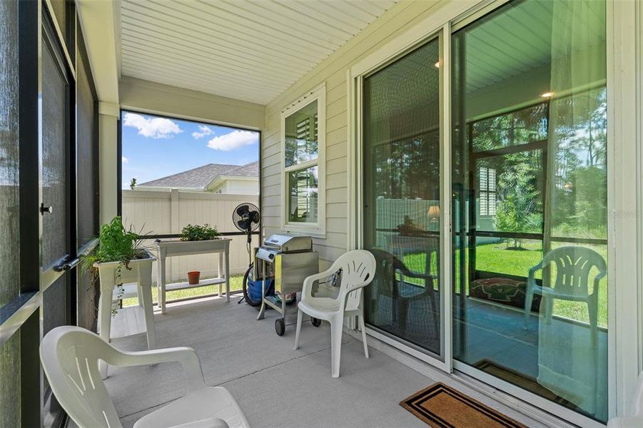 Exterior details and patio area of a home in , Flagler Beach (Image 34).