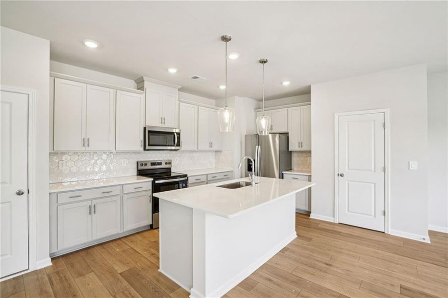 Furnished interior view inside a new home in Hawthorne Station, College Park (Image 6). Furnished interior view inside a new home in Hawthorne Station, College Park (Image 6).