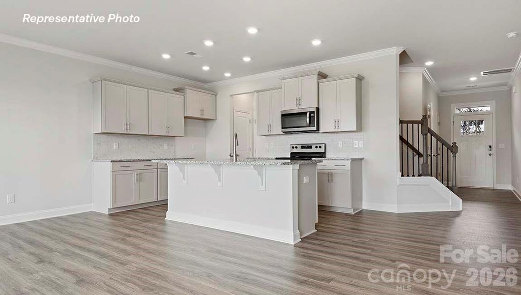 Furnished interior view inside a new home in Skybrook Corners, Huntersville (Image 4).