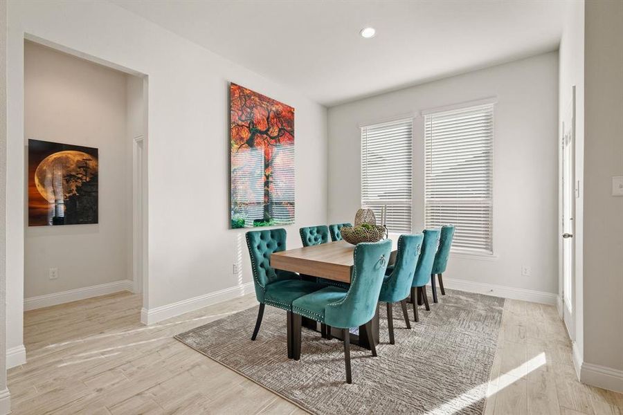 Furnished interior view inside a new home in Timberbrook, Justin (Image 12).
