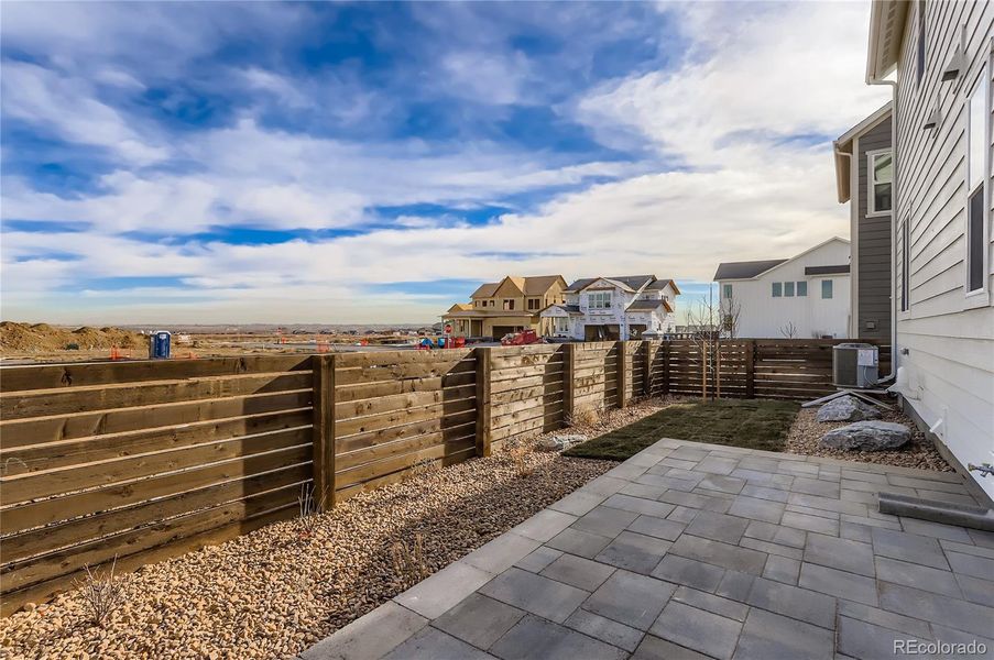 Fully fenced yard included *landscaping is not