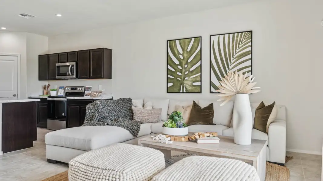 Furnished interior view inside a new home in Heartland Ranch, Coolidge (Image 6).