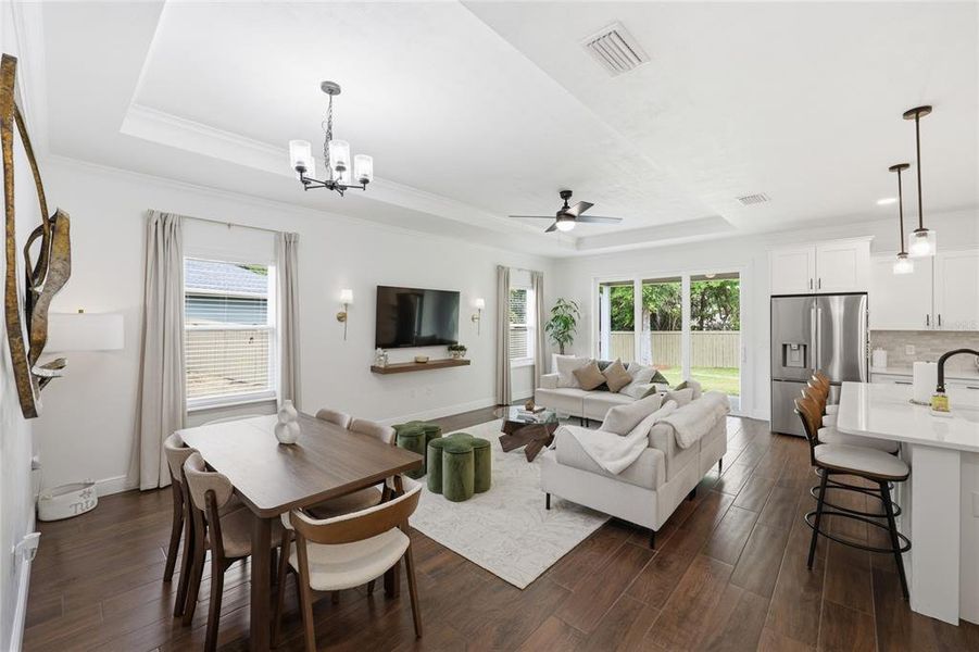 Furnished interior view inside a new home in , Gainesville (Image 47).