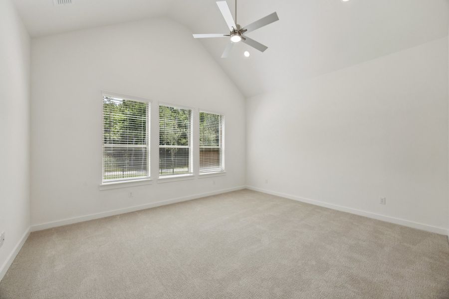 Primary Suite in the Monet II home plan by Trophy Signature Homes – REPRESENTATIVE PHOTO Primary Suite in the Monet II home plan by Trophy Signature Homes – REPRESENTATIVE PHOTO