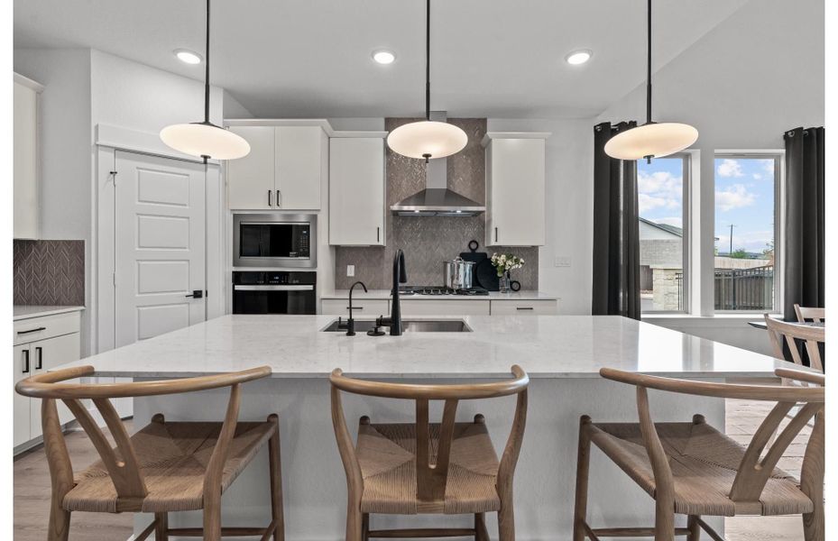 Representative furnished interior of a home built from the Puma by Pulte Homes in Corley Farms, Boerne (Image 5).