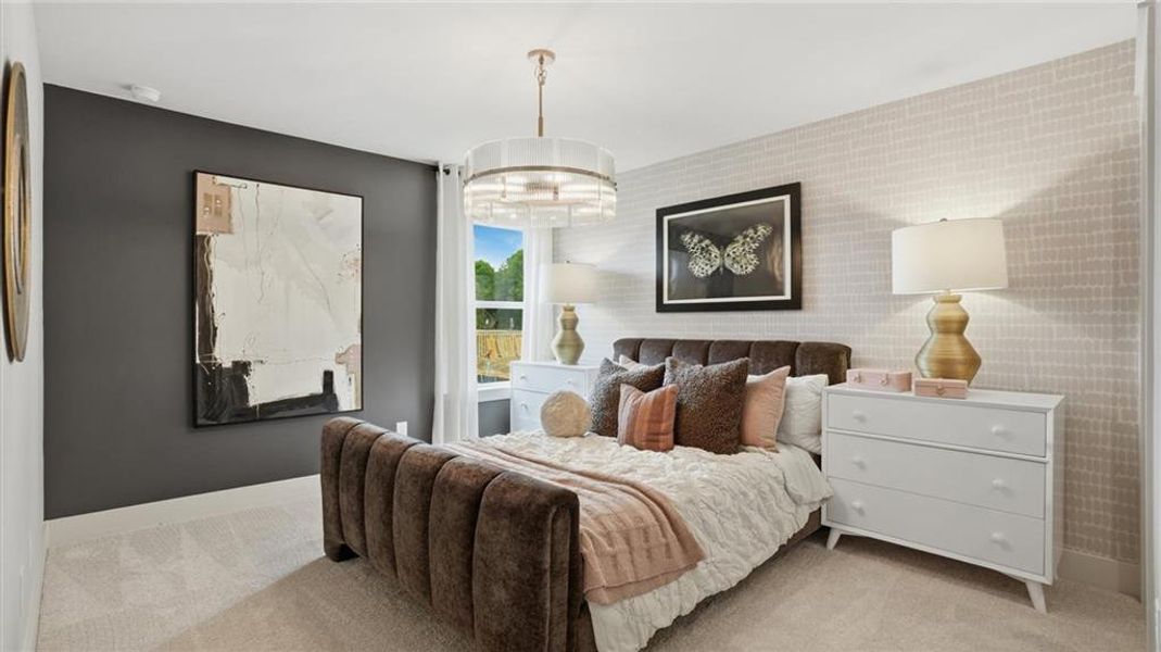 Furnished interior view inside a new home in Brighton, Locust Grove (Image 9).