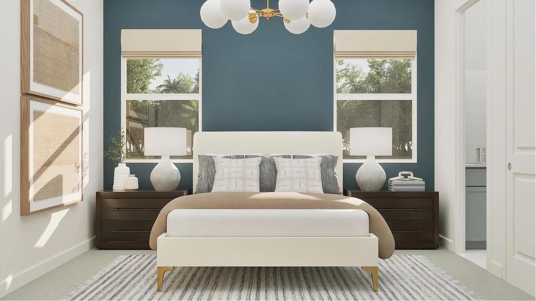 Furnished interior view inside a new home in Lotis Wellington: The Promenade Collection, Wellington (Image 14).