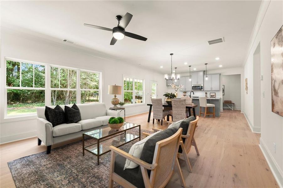 Furnished interior view inside a new home in , Covington (Image 38).