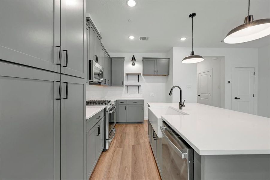 Furnished interior view inside a new home in Providence Commons, Providence Village (Image 12).