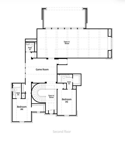 2D floor plan layout for the Palermo Plan by Highland Homes in Cambridge Crossing: 74ft. lots, Celina, TX (Image 33). 2D floor plan layout for the Palermo Plan by Highland Homes in Cambridge Crossing: 74ft. lots, Celina, TX (Image 33).