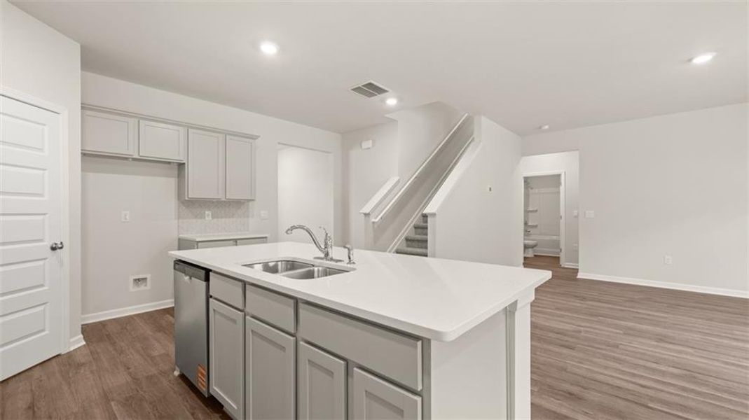 Furnished interior view inside a new home in Twin Lakes, Hoschton (Image 4).