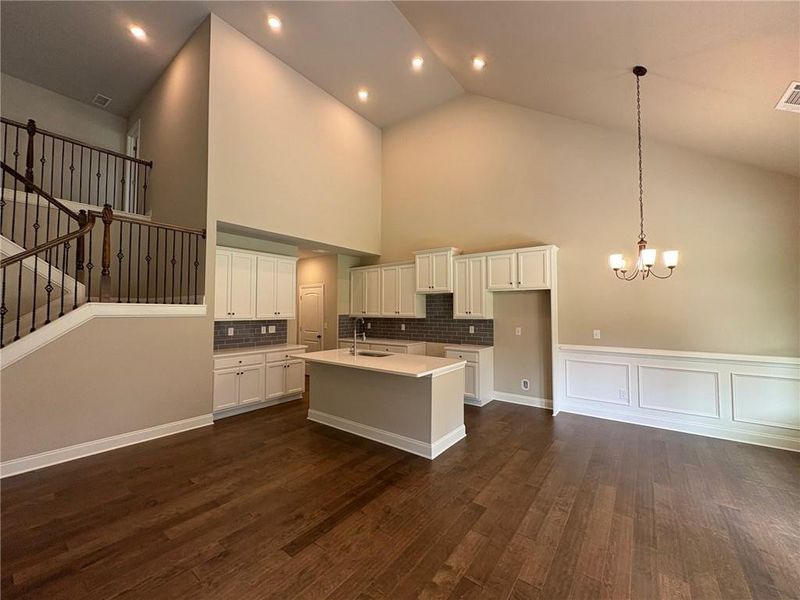 Furnished interior view inside a new home in , Grayson (Image 8).