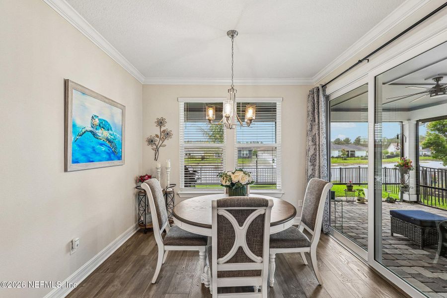 Furnished interior view inside a new home in , St. Augustine (Image 41).