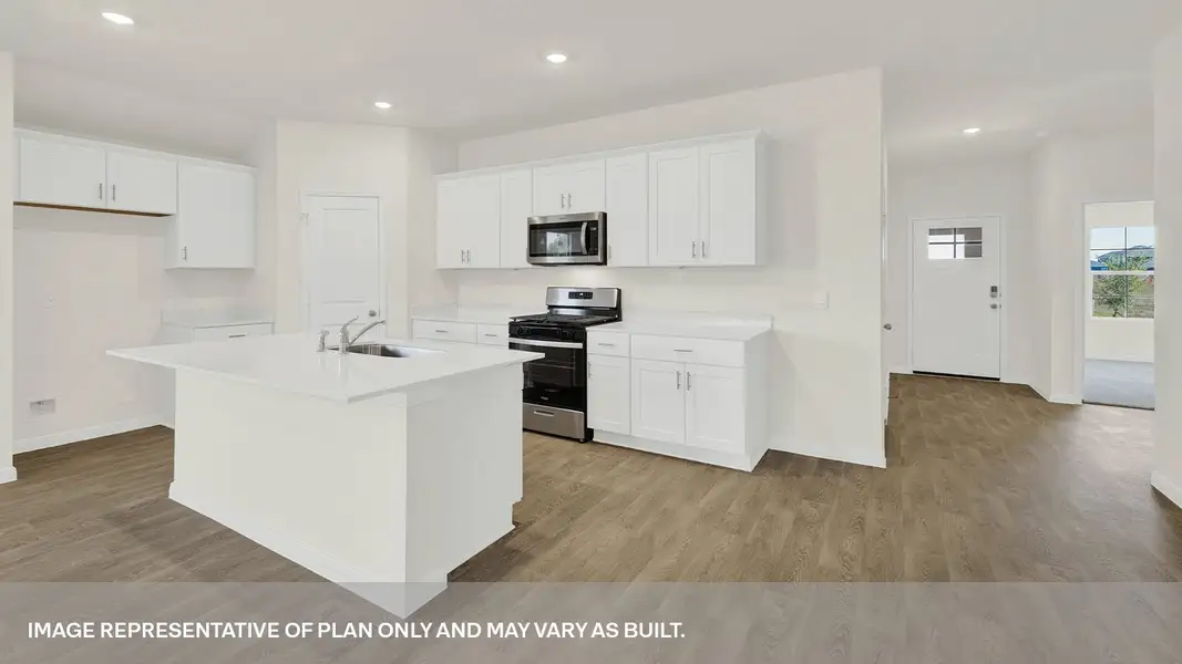 Furnished interior view inside a new home in Paramount, Kyle (Image 5).