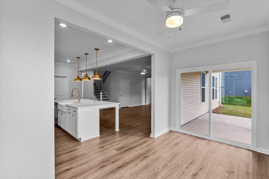 Furnished interior view inside a new home in Hanes Lake, Winston-Salem (Image 12).