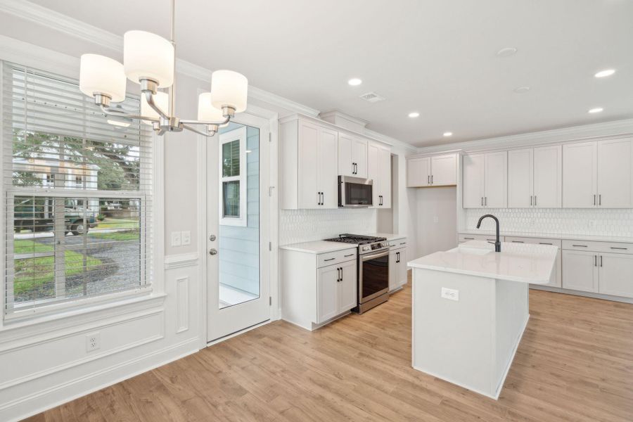 Furnished interior view inside a new home in Central Park, Charleston (Image 4).