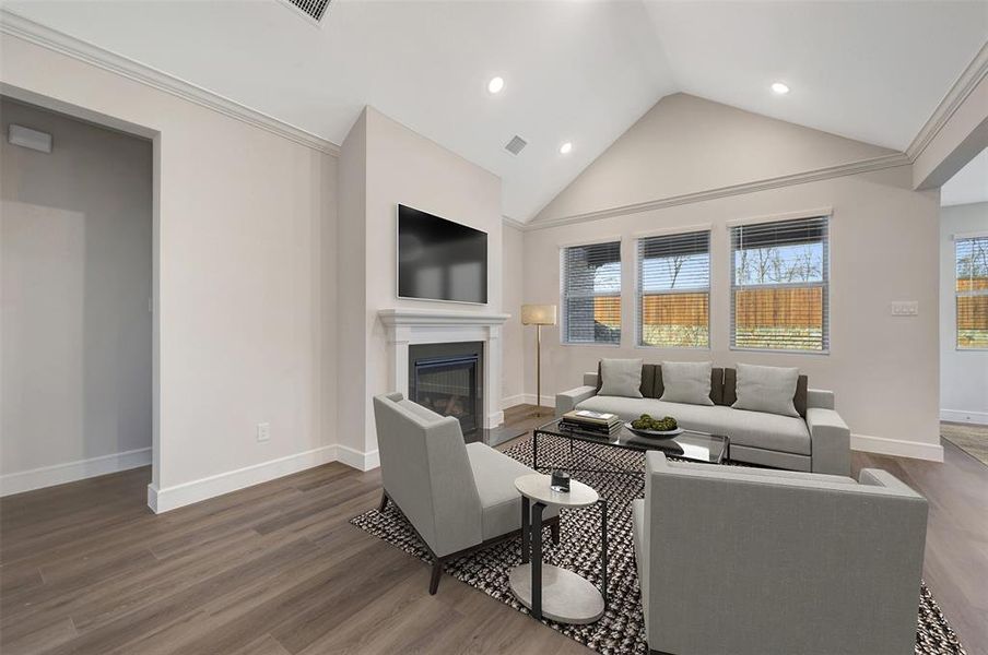 Furnished interior view inside a new home in Heritage Ranch, Sherman (Image 7).