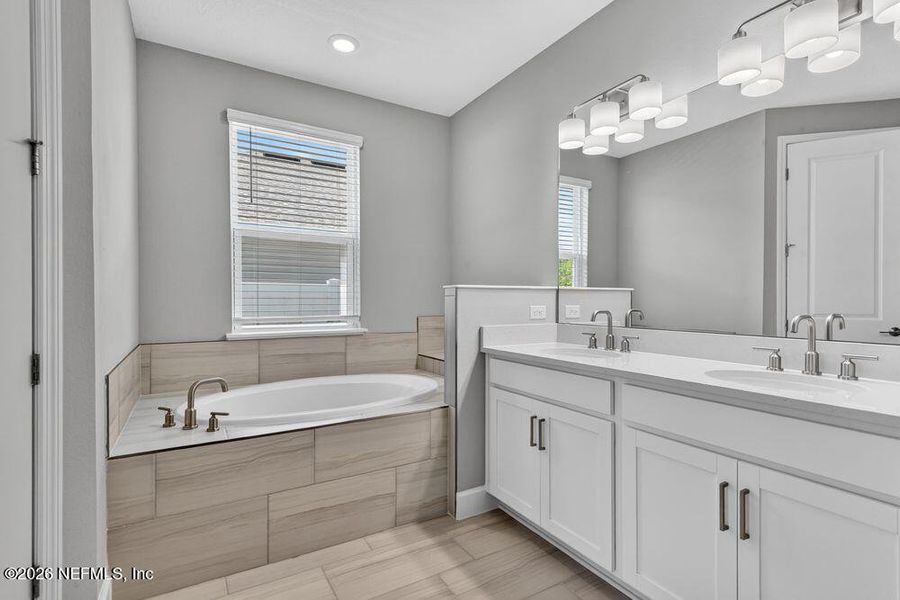 Furnished interior view inside a new home in Colbert Landings, Palm Coast (Image 7).