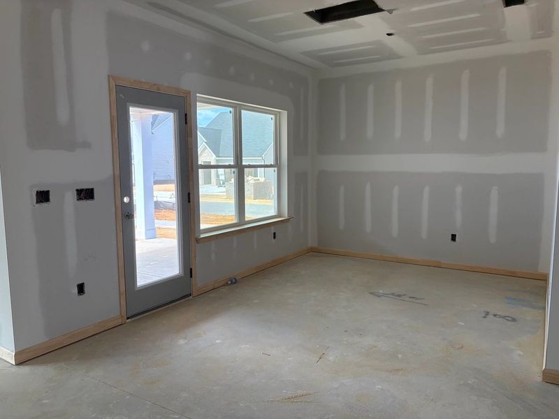 In-progress construction of a new home in Crescent Mills, Wilson's Mills, NC (Image 11).